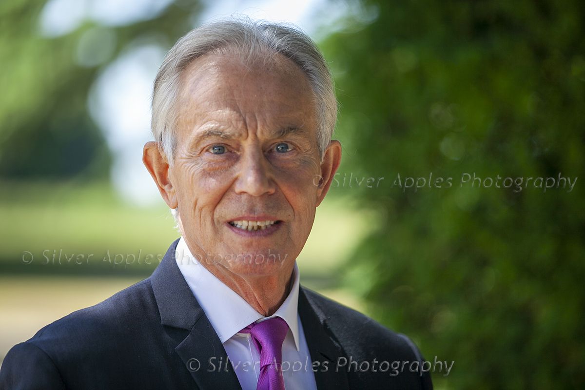 Tony Blair keynote speaker. corporate event photography