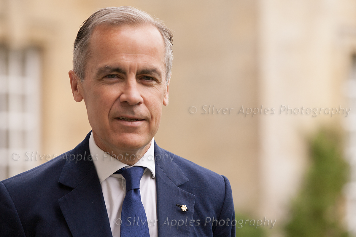 Mark Carney portrait. Photograph; Silver Apples Photography